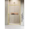 Душевая дверь Radaway Alienta Brushed Light Gold DWJ 100x190 стекла прозрачные, профиль брашированное светлое золото Душевая дверь Radaway Alienta Brushed Light Gold DWJ 100x190 стекла прозрачные, профиль брашированное светлое золото