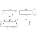 Ванна акриловая Ravak Formy 01 SLIM 180x80