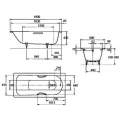 Ванна стальная Kaldewei Saniform Plus 375-1 180x80