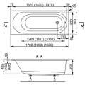Ванна акриловая Vagnerplast Kasandra 150x70