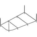 Каркас к ванне Vagnerplast Cavallo offset VPK16090 160x90