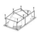 Каркас к ванне Vagnerplast Cavallo offset VPK16090 160x90