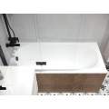 Ванна из искусственного камня Белюкс Борнео 150x75 Solid Surface, белый
