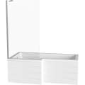 Шторка на ванну GoodDoor Screen BS-70-C-CH New прозрачное стекло / профиль хром