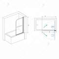 Душевая шторка RGW Screens RGW SC-14-В 80x140 черный профиль