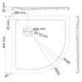 Душевой поддон WasserKraft Neime 19T01 90x90