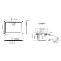 Душевой поддон WasserKraft Salm 27T06 120x80