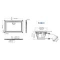 Душевой поддон WasserKraft Salm 27T07 120x90