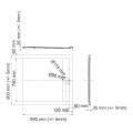 Душевой поддон WasserKraft Wiese 84T03 90x90