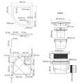 Душевой поддон WasserKraft Isen 26T01 90x90