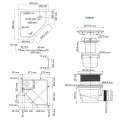 Душевой поддон WasserKraft Isen 26T11 90x90
