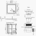 Душевой поддон WasserKraft Amper 29T19 100x100