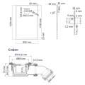 Душевой поддон WasserKraft Main 41T07 120x90