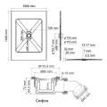 Душевой поддон WasserKraft Main 41T37 140x100