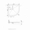 Душевой поддон RGW GWS STone Tray ST/R-0099G 90х90x2,5