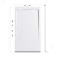 Душевой поддон RGW STL-109W 90x100 белый