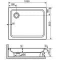 Душевой поддон RGW STYLE PR 100х90
