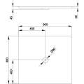 Душевой поддон Bette Floor 90x80 белый с антислипом