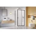 Душевая кабина Radaway Alienta Black DWJ+S 90x100 стекло прозрачное, профиль черный