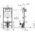 Инсталляция для унитаза Alcaplast AM101/1120 S?dromodul