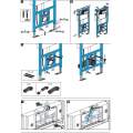 Инсталляция Roca In-Wall Smart Duplo WC 890090800 для подвесного унитаза