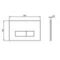 Клавиша смыва Ideal Standard ProSys Oleas M2 R0121AC белая
