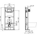 Промокомплект: инсталляция с унитазом Ideal Standard Tesi Aquablade + кнопка Oleas M3 хром S0079R0123AA