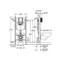 Инсталляция для унитаза Grohe Rapid SL 38840 000