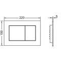 Комплект инсталляция Tece с белой кнопкой и унитаз Pestan Fluenta 49x35,5 Turbo 360° с пневмокрышкой,  40013803+40013801+9400413