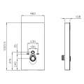 Инсталляционный модуль BRUNNEN EIS BE-5212 Sensor Black