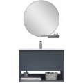 Тумба с умывальником и столешницей Orans BC-1125-800 dark grey