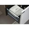 Тумба с умывальником и столешницей Orans BC-1131-1500L matt coffee / white matt