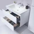 Комплект мебели Orans BC-4023-600 W (тумба с умывальником и шкаф с зеркалом)