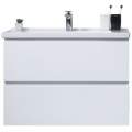 Комплект мебели Orans BC-4023-600 W (тумба с умывальником и шкаф с зеркалом)