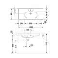 Тумба под раковину Duravit XBase 100х45,8 с раковиной 03421000002/XB619304949