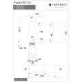 Смеситель для умывальника Omnires Fresh FR7110CR