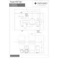 Смеситель скрытого монтажа для ванны Omnires Fresh FR7136CR