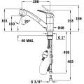 Смеситель для кухни Teka IN 978 CHROME 469781200