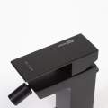 Смеситель для биде Wasserkraft Abens 2006 с донным клапаном, черный, Soft Touch