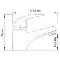 Смеситель для умывальника Wasserkraft Isen 2603