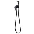 Смеситель с гигиеническим душем Abber Wasser Kreis AF8125B черный матовый