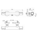 Термостат для душа Ideal Standard Ceratherm T25 A7201AA