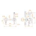 Гигиенический душ со смесителем RGW SP-220 хром