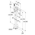 Смеситель для ванны и душа Kludi ZENTA SL 485900565