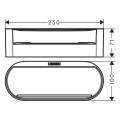 Корзина глубокая Hansgrohe WallStoris, матовый белый, 27912700