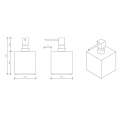 Дозатор для жидкого мыла Decor Walther DW 475 0825020 золотой глянец