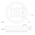 Мыльница Decor Walther Stone white STS 0972155 белый / матовая сталь