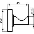 Комплект аксессуаров Ideal Standard IOM Black A9246XG черный