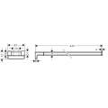Держатель полотенец Hansgrohe AddStoris 41770000 хром