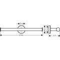 Бумагодержатель Hansgrohe Logis Universal 41717000 двойной